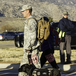 The 26th Annual Bataan Memorial Death March. White Sands Missle Test Range, New Mexico